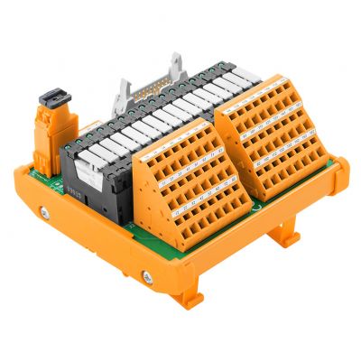 WEIDMULLER RSM-16 PLC C 1CO S Moduł interfejsu z przekaźnikami, RSS, LP2N 5.08mm, złącze śrubowe, Złącze wtykowe zgodne z IEC60603-13 / DIN41651, Wtyczka 20-biegunowa, 24 V DC ± 10 1129010000 /1szt./ (1129010000)