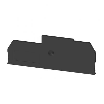 WEIDMULLER ZAP ZSI2X6/4X2.5 ETA Płytka końcowa (styki), 82.35 mm x 2.7 mm, czarny 1135040000 /50szt./ (1135040000)