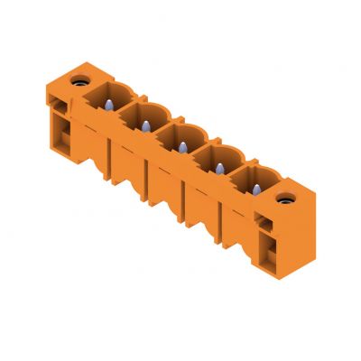 WEIDMULLER SL 7.62HP/05/180F 3.2 SN OR BX Wtyki PCB (złącza płyty), 7.62 mm, Liczba biegunów: 5, kąt odejścia: 180° 1141010000 /36szt./ (1141010000)