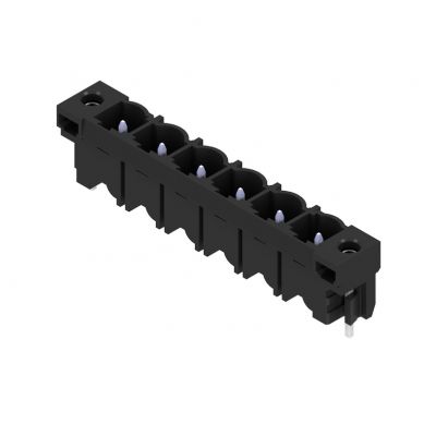 WEIDMULLER SL 7.62HP/06/180LF 3.2 SN BK BX Wtyki PCB (złącza płyty), 7.62 mm, Liczba biegunów: 6, kąt odejścia: 180° 1141130000 /30szt./ (1141130000)