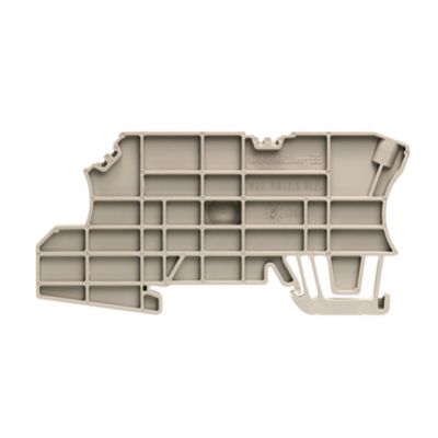 WEIDMULLER WBB WMF2.5 BLZ Płyta separacyjna (terminal), blok mocujący, 88.5 mm x 44.5 mm, Ciemnobeżowy 1142980000 /10szt./ (1142980000)