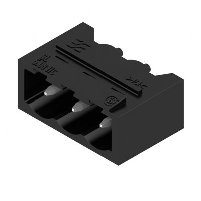 WEIDMULLER SL 5.08HC/03/90G 3.2SN BK BX Wtyki PCB (złącza płyty), 5.08 mm, Liczba biegunów: 3, kąt odejścia: 90° 1155330000 /100szt./ (1155330000)