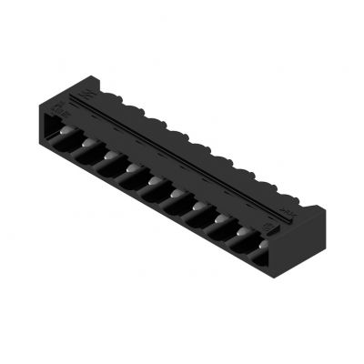 WEIDMULLER SL 5.08HC/10/90G 3.2SN BK BX Wtyki PCB (złącza płyty), 5.08 mm, Liczba biegunów: 10, kąt odejścia: 90° 1155410000 /50szt./ (1155410000)
