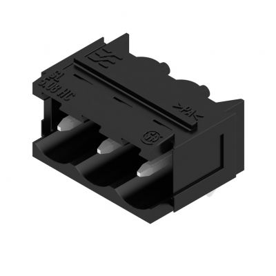 WEIDMULLER SL 5.08HC/03/90B 3.2SN BK BX Wtyki PCB (złącza płyty), 5.08 mm, Liczba biegunów: 3, kąt odejścia: 90° 1155590000 /100szt./ (1155590000)