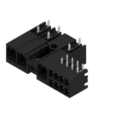 WEIDMULLER SV 7.62HP/03/270MSF3 SC/08R SN BK BX Złącze hybrydowe (przyłącze płytki), 7.62 mm, Liczba biegunów: 3, kąt odejścia: 270° 1156220000 /36szt./ (1156220000)