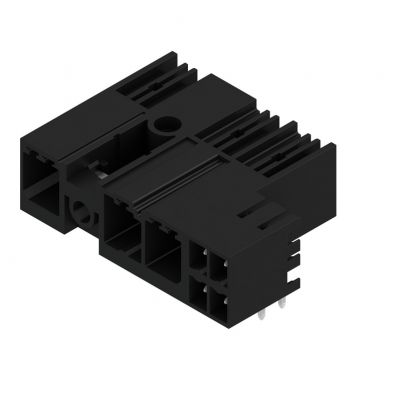WEIDMULLER SV 7.62HP/03/90MSF2 SC/04R SN BK BX Złącze hybrydowe (przyłącze płytki), 7.62 mm, Liczba biegunów: 3, kąt odejścia: 90° 1156250000 /48szt./ (1156250000)