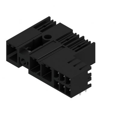 WEIDMULLER SV 7.62HP/03/90MSF2 SC/06R SN BK BX Złącze hybrydowe (przyłącze płytki), 7.62 mm, Liczba biegunów: 3, kąt odejścia: 90° 1156270000 /42szt./ (1156270000)