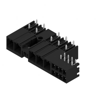 WEIDMULLER SV 7.62HP/05/270MSF3 SC/08R SN BK BX Złącze hybrydowe (przyłącze płytki), 7.62 mm, Liczba biegunów: 5, kąt odejścia: 270° 1156410000 /30szt./ (1156410000)
