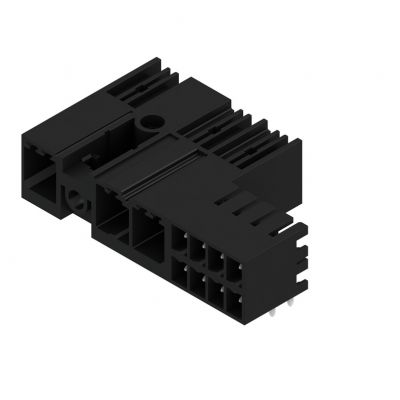 WEIDMULLER SV 7.62HP/03/90MF2 SC/08R SN BK BX Złącze hybrydowe (przyłącze płytki), 7.62 mm, Liczba biegunów: 3, kąt odejścia: 90° 1156840000 /36szt./ (1156840000)