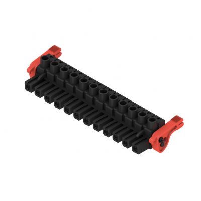WEIDMULLER BLZ 7.62HP/12/180LR SN BK BX Wtyk PCB (złącze wiązki), 7.62 mm, Liczba biegunów: 12, Przyłącze z jarzmem 1165020000 /15szt./ (1165020000)