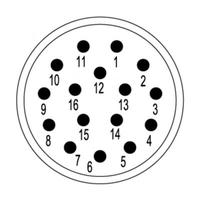 WEIDMULLER SAI-M23-SE-16 Wkład styku (złącze okrągłe), Wkładka, złącze męskie, 16-biegunowy, Przyłącze zagniatane, M23, Liczba biegunów: 16, kodowanie: brak 1170080000 /1szt./ (1170080000)