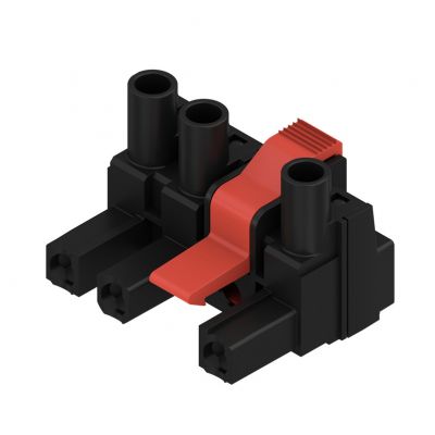 WEIDMULLER BLZ 7.62IT/03/180MF2 SN BK BX Wtyk PCB (złącze wiązki), 7.62 mm, Liczba biegunów: 3, Przyłącze z jarzmem 1173500000 /50szt./ (1173500000)