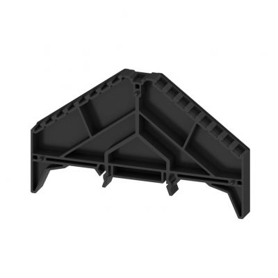 WEIDMULLER BZT PRV8 SW 35X15 Mocowanie znacznika (terminal), Seria P, liczba poziomów: 8, TS 35 x 15, czarny 1173570000 /20szt./ (1173570000)