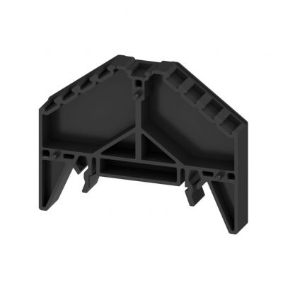 WEIDMULLER BZT PRV4 SW 35X15 Mocowanie znacznika (terminal), Seria P, liczba poziomów: 4, TS 35 x 15, czarny 1173590000 /20szt./ (1173590000)