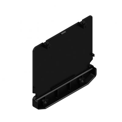 WEIDMULLER AP 111 D BK Obudowa elektroniczna  czarny, Płyta zamykająca, Szerokość: 21.5 mm 1189880000 /10szt./ (1189880000)