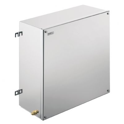 WEIDMULLER KTB FS 484815 S4E3 Metalowa obudowa iskrobezpieczna, 480 x 480 x 150 mm, element polerowany elektrolitycznie, Płytka kołnierzowa: Tak, na dole, z lewej strony, z prawej 1196230000 /1szt./ (1196230000)