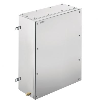 WEIDMULLER KTB FS 624515 S4E3 Metalowa obudowa iskrobezpieczna, 450 x 620 x 150 mm, element polerowany elektrolitycznie, Płytka kołnierzowa: Tak, na dole, z lewej strony, z prawej 1196430000 /1szt./ (1196430000)