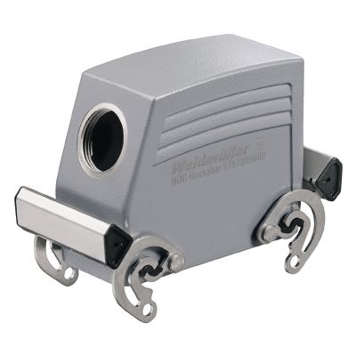 WEIDMULLER HDC 40D TSBO 1M40G Obudowa (złącza przemysłowe), Wpust kablowy z boku, Korpus wtyczki, Zatrzask mocujący boczny u g&oacute;ry, Wielkość konstrukcyjna: 6, IP65, IP65 (po 1202230000 /1szt./ (1202230000)
