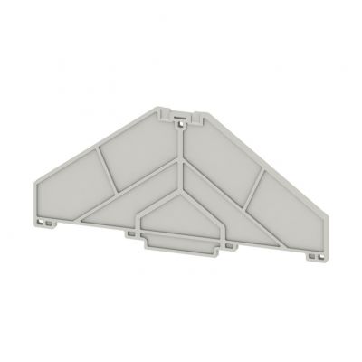 WEIDMULLER PAP PRV/PPV8 GR Płytka końcowa (styki), 120 mm x 3 mm, szary 1211460000 /10szt./ (1211460000)
