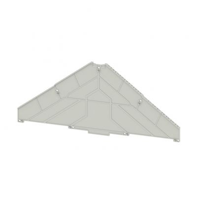 WEIDMULLER TW PRV16 A-P Płyta separacyjna (terminal), opis A-P, poziomo, 225 mm x 100 mm, szary 1230140000 /10szt./ (1230140000)