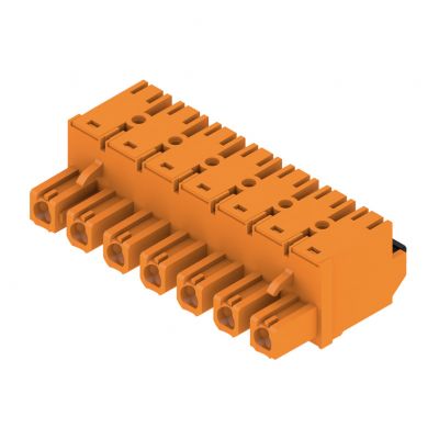 WEIDMULLER BLF 7.62HP/07/180 SN OR BX Wtyk PCB (złącze wiązki), 7.62 mm, Liczba biegunów: 7, PUSH IN 1230190000 /30szt./ (1230190000)