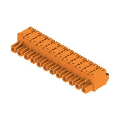 WEIDMULLER BLF 7.62HP/12/180 SN OR BX Wtyk PCB (złącze wiązki), 7.62 mm, Liczba biegunów: 12, PUSH IN 1230250000 /18szt./ (1230250000)