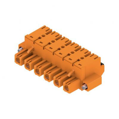 WEIDMULLER BLF 7.62HP/06/180F SN OR BX Wtyk PCB (złącze wiązki), 7.62 mm, Liczba biegunów: 6, PUSH IN 1230260000 /30szt./ (1230260000)
