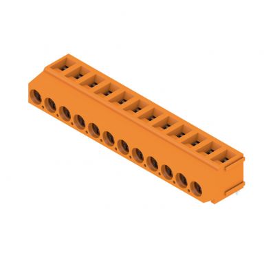 WEIDMULLER LM 5.00/12/180 3.5SN OR BX Zacisk płytki drukowanej, 5.00 mm, Liczba biegunów: 12, Kierunek odejścia przewodu: 180°, Przyłącze z jarzmem 1234330000 /50szt./ (1234330000)