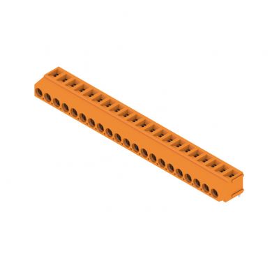 WEIDMULLER LM 5.00/21/180 3.5SN OR BX Zacisk płytki drukowanej, 5.00 mm, Liczba biegunów: 21, Kierunek odejścia przewodu: 180°, Przyłącze z jarzmem 1234430000 /50szt./ (1234430000)