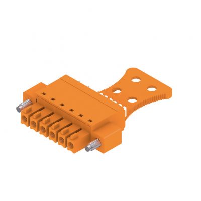 WEIDMULLER BCF 3.81/06/180FZE SN OR BX Wtyk PCB (złącze wiązki), listwa z gniazdami, 3.81 mm, Liczba biegunów: 6, PUSH IN, złącze sprężynowe 1235980000 /50szt./ (1235980000)