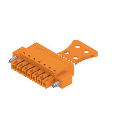 WEIDMULLER BCF 3.81/07/180FZE SN OR BX Wtyk PCB (złącze wiązki), listwa z gniazdami, 3.81 mm, Liczba biegunów: 7, PUSH IN, złącze sprężynowe 1235990000 /50szt./ (1235990000)