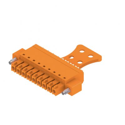 WEIDMULLER BCF 3.81/09/180FZE SN OR BX Wtyk PCB (złącze wiązki), listwa z gniazdami, 3.81 mm, Liczba biegunów: 9, PUSH IN, złącze sprężynowe 1236010000 /50szt./ (1236010000)
