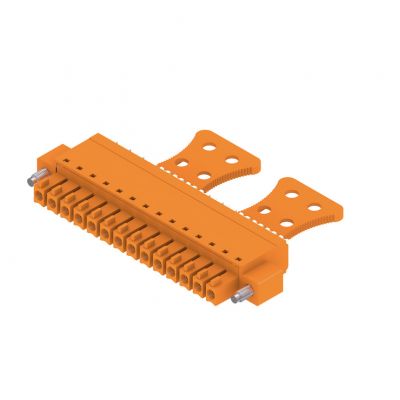 WEIDMULLER BCF 3.81/14/180FZE SN OR BX Wtyk PCB (złącze wiązki), listwa z gniazdami, 3.81 mm, Liczba biegunów: 14, PUSH IN, złącze sprężynowe 1236070000 /50szt./ (1236070000)