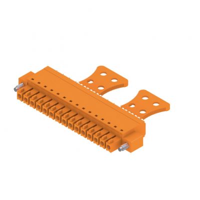 WEIDMULLER BCF 3.81/15/180FZE SN OR BX Wtyk PCB (złącze wiązki), listwa z gniazdami, 3.81 mm, Liczba biegunów: 15, PUSH IN, złącze sprężynowe 1236080000 /50szt./ (1236080000)