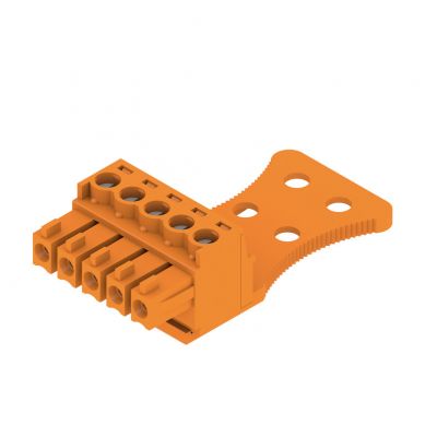 WEIDMULLER BCZ 3.81/05/180ZE SN OR BX Wtyk PCB (złącze wiązki), 3.81 mm, Liczba biegunów: 5, Przyłącze z jarzmem 1236270000 /50szt./ (1236270000)