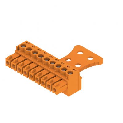 WEIDMULLER BCZ 3.81/09/180ZE SN OR BX Wtyk PCB (złącze wiązki), 3.81 mm, Liczba biegunów: 9, Przyłącze z jarzmem 1236320000 /50szt./ (1236320000)