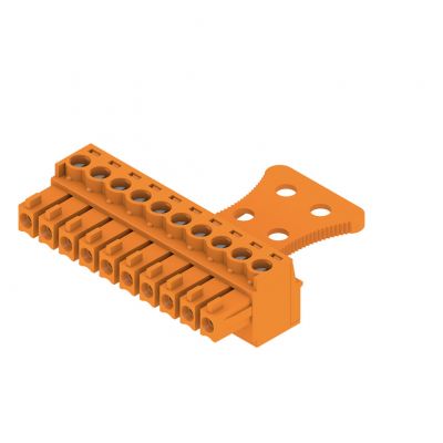 WEIDMULLER BCZ 3.81/10/180ZE SN OR BX Wtyk PCB (złącze wiązki), 3.81 mm, Liczba biegunów: 10, Przyłącze z jarzmem 1236330000 /50szt./ (1236330000)