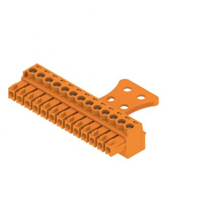 WEIDMULLER BCZ 3.81/13/180ZE SN OR BX Wtyk PCB (złącze wiązki), 3.81 mm, Liczba biegunów: 13, Przyłącze z jarzmem 1236380000 /50szt./ (1236380000)