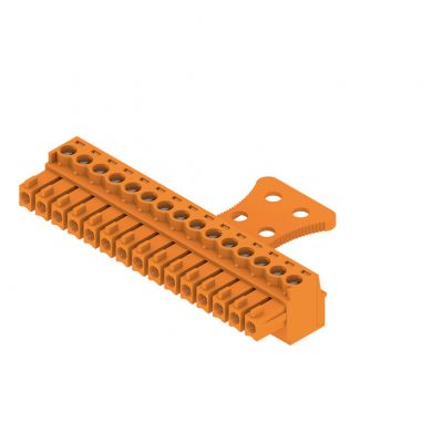 WEIDMULLER BCZ 3.81/15/180ZE SN OR BX Wtyk PCB (złącze wiązki), 3.81 mm, Liczba biegunów: 15, Przyłącze z jarzmem 1236400000 /50szt./ (1236400000)