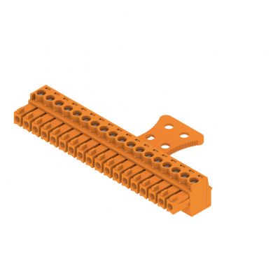 WEIDMULLER BCZ 3.81/18/180ZE SN OR BX Wtyk PCB (złącze wiązki), 3.81 mm, Liczba biegunów: 18, Przyłącze z jarzmem 1236430000 /50szt./ (1236430000)