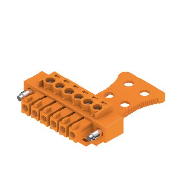 WEIDMULLER BCZ 3.81/06/180FZE SN OR BX Wtyk PCB (złącze wiązki), 3.81 mm, Liczba biegunów: 6, Przyłącze z jarzmem 1236540000 /50szt./ (1236540000)