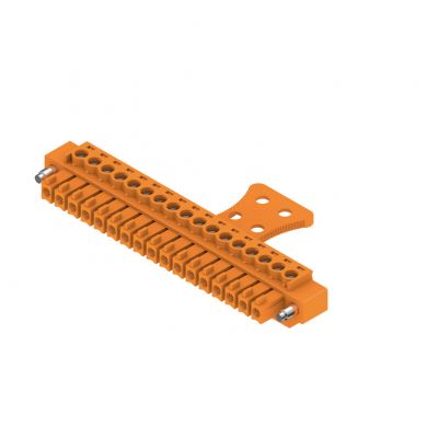 WEIDMULLER BCZ 3.81/17/180FZE SN OR BX Wtyk PCB (złącze wiązki), 3.81 mm, Liczba biegunów: 17, Przyłącze z jarzmem 1236700000 /50szt./ (1236700000)