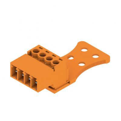 WEIDMULLER SCZ 3.81/04/180GZE SN OR BX Wtyk PCB (złącze wiązki), 3.81 mm, Liczba biegunów: 4, Przyłącze z jarzmem 1237000000 /50szt./ (1237000000)