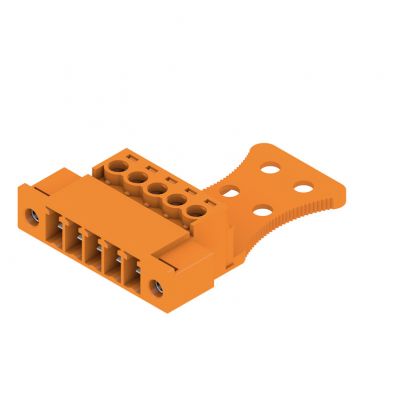 WEIDMULLER SCZ 3.81/05/180FZE SN OR BX Wtyk PCB (złącze wiązki), 3.81 mm, Liczba biegunów: 5, Przyłącze z jarzmem 1237130000 /50szt./ (1237130000)