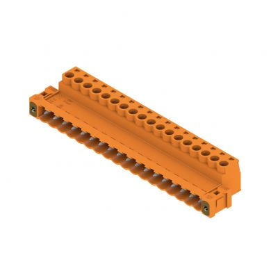 WEIDMULLER SLS 5.08/18/180F SN OR BX Wtyk PCB (złącze wiązki), 5.08 mm, Liczba biegunów: 18, Przyłącze z jarzmem 1245680000 /18szt./ (1245680000)