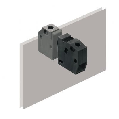 WEIDMULLER WGK 4 BK BX OMNIMATE Power - seria WGK, zacisk przelotowy, Przekrój pomiarowy: 4 mm², złącze śrubowe, Wemid (PA), czarny, montaż bezpośredni, Przepust 1250930000 /50szt./ (1250930000)