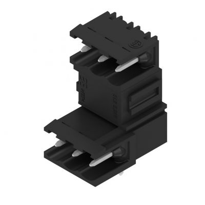 WEIDMULLER SLD 5.08V/06/90 3.2 SN BK BX Wtyki PCB (złącza płyty), 5.08 mm, Liczba biegunów: 6, kąt odejścia: 90° 1258340000 /50szt./ (1258340000)