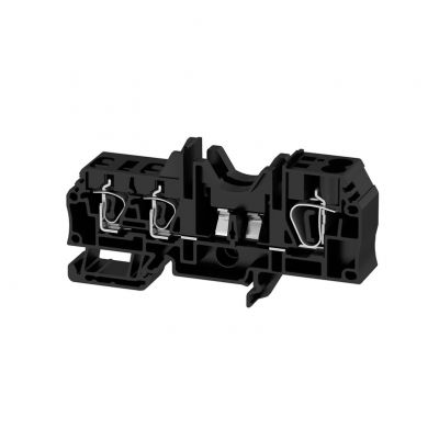 WEIDMULLER ZSI 2X6/4X2.5 Zacisk bezpiecznika, Złącze sprężynowe, bez LED, do poprzecznych złącz wtykowych, wolne z jednej strony, złącze sprężynowe, 6 mm², 250, 57 A, czarny 1265990000 /10szt./ (1265990000)