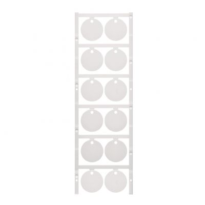 WEIDMULLER CC DIA 30/3.5 MC NE WS Oznaczenie urządzenia, Ø 30 mm, z otworem montażowym 3,5 mm, 30 mm, poliamid 66, biały 1266120000 /60szt./ (1266120000)