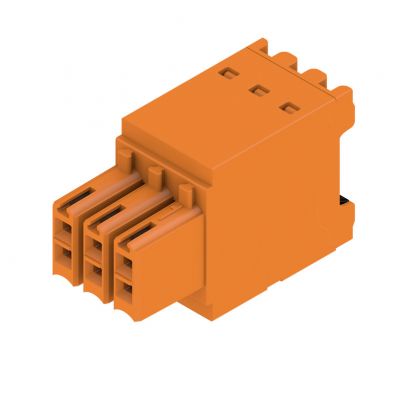 WEIDMULLER B2CF 3.50/06/180 SN OR BX Wtyk PCB (złącze wiązki), 3.50 mm, Liczba biegunów: 6, PUSH IN, złącze sprężynowe 1277280000 /174szt./ (1277280000)